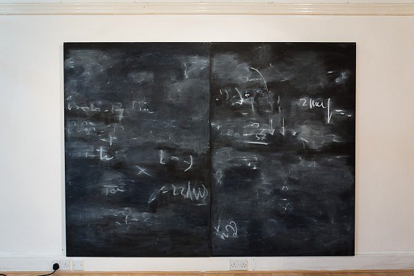 Blackboard Dyptych, 2004 - Sarah Rhys