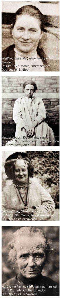 Four C19 women patients